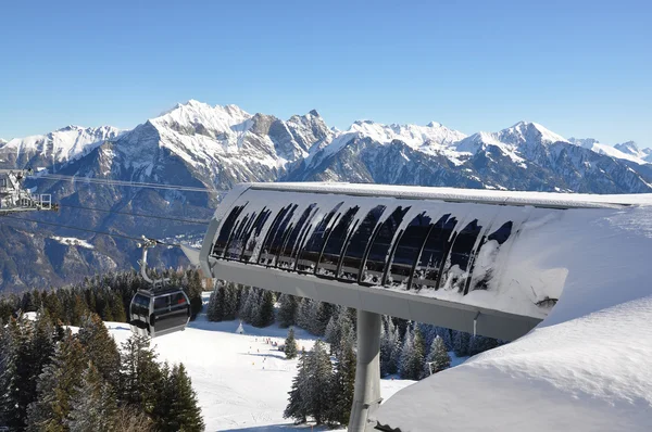 Pizol, famosa estación de esquí suiza —  Fotos de Stock