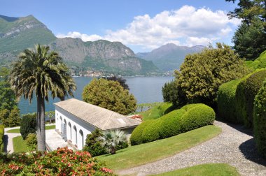 Villa bellagio şehrin ünlü İtalyan lake como, Leonardo'ya