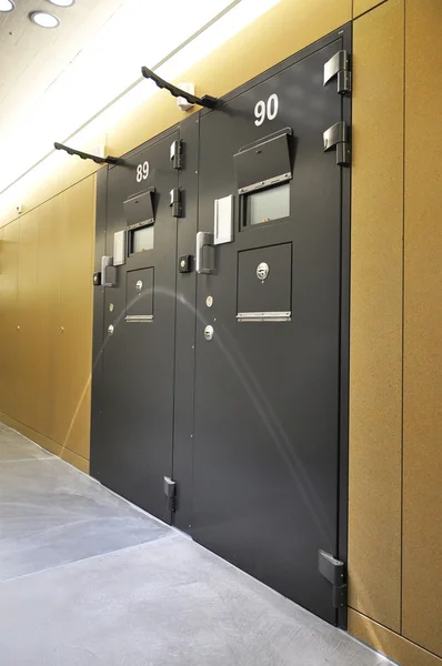 Koridor moderní věznice — Stock fotografie
