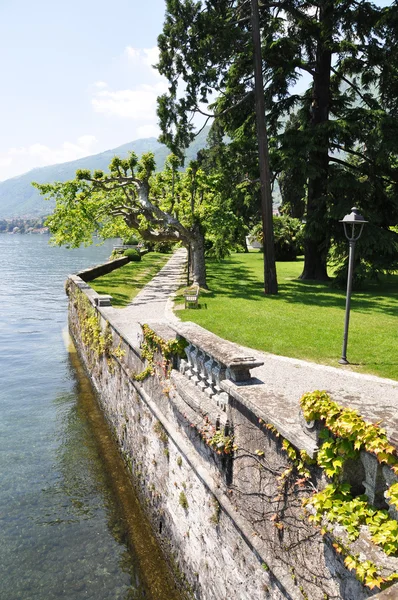 Tremezzo town at the famous Italian lake Como — Stock Photo, Image