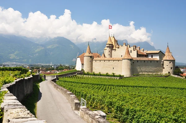 프랑스 귀족의 대저택 d'aigle, 스위스 — 스톡 사진