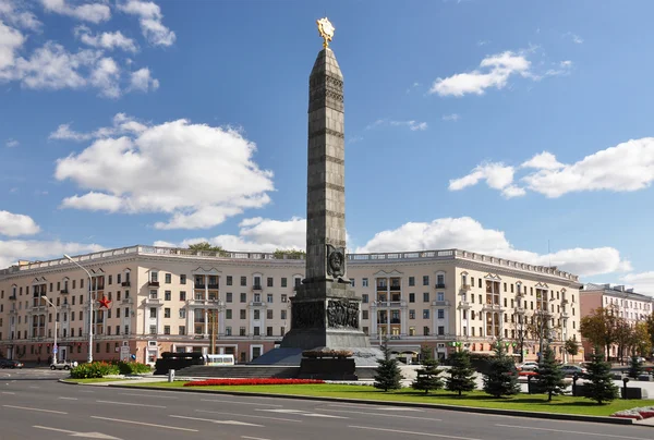 Victory square in Minsk, Belarus — Stock Photo, Image