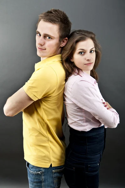 Woman and man together — Stock Photo, Image