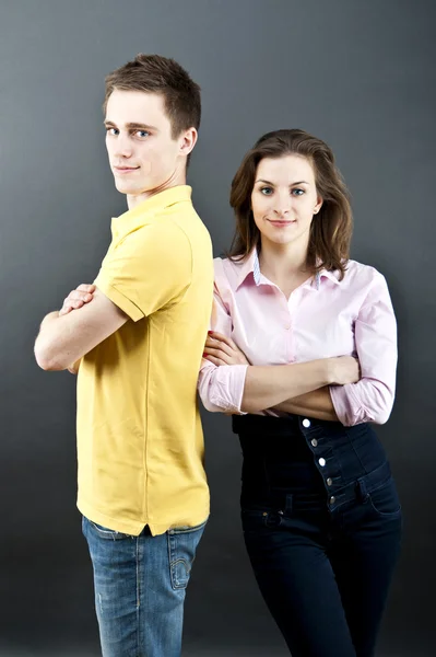 Woman and man together — Stock Photo, Image