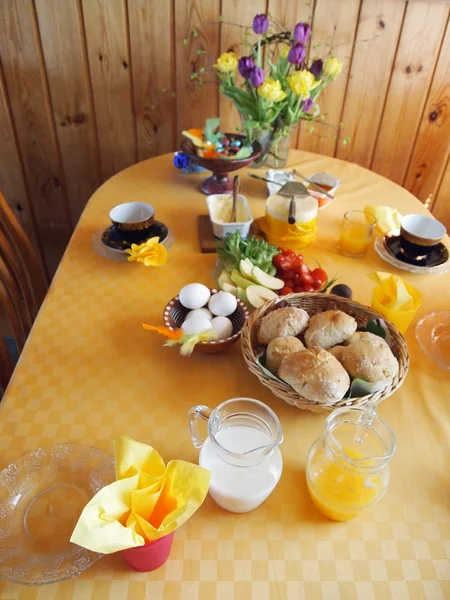 Frukostbord — Stockfoto