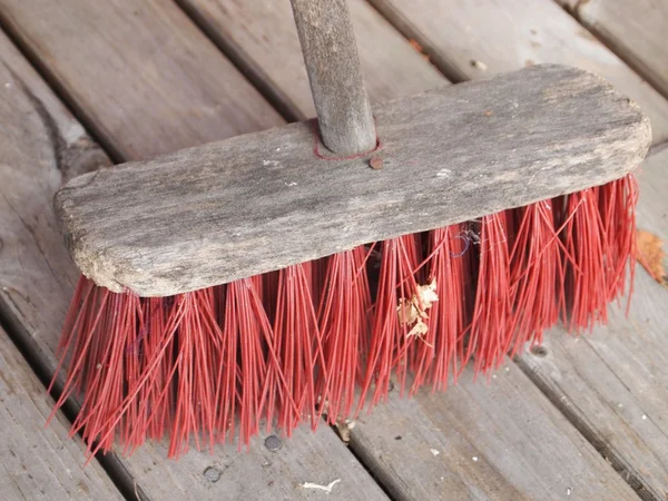 Industrial Broom — Stock Photo, Image