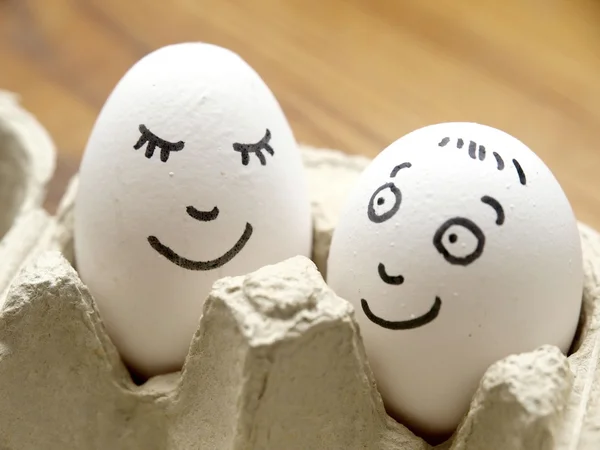 stock image Funny Eggs