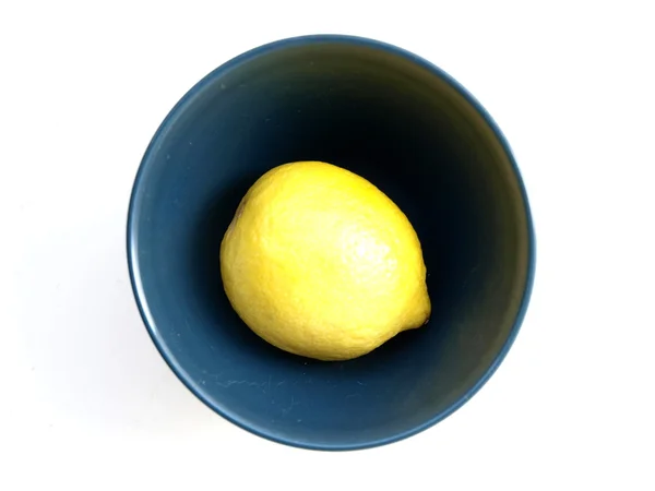 stock image Lemon on a plate