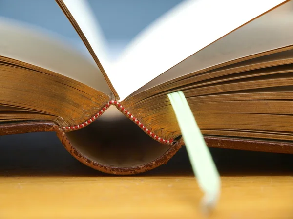 Close-up van het open boek. — Stockfoto