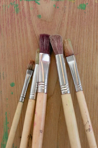 Paint brush on white background — Stock Photo, Image