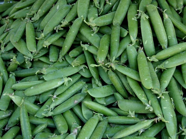 Piselli verdi sfondo texture vegetale — Foto Stock