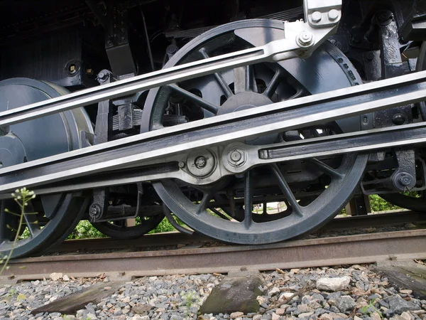 De foto's voor een locomotief stoommachine — Stockfoto