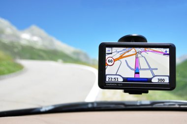 Satellite navigation system clipart