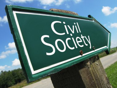 sivil toplum yol levhası