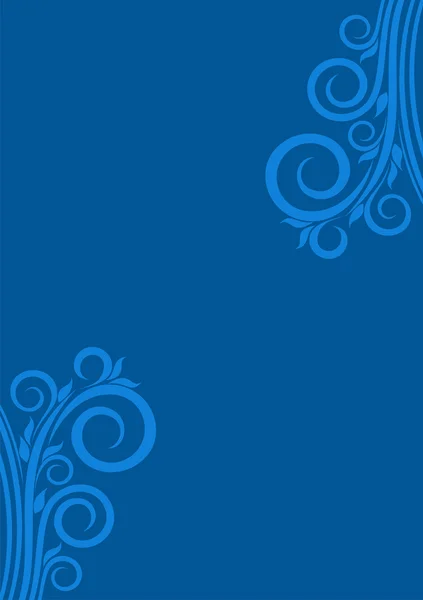 Bakgrund i blå färg — Stock vektor