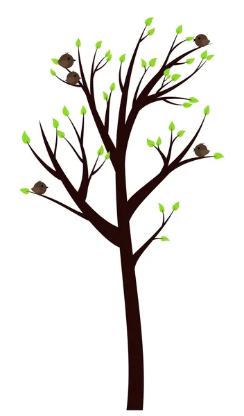 Spring Tree — Stock Vector