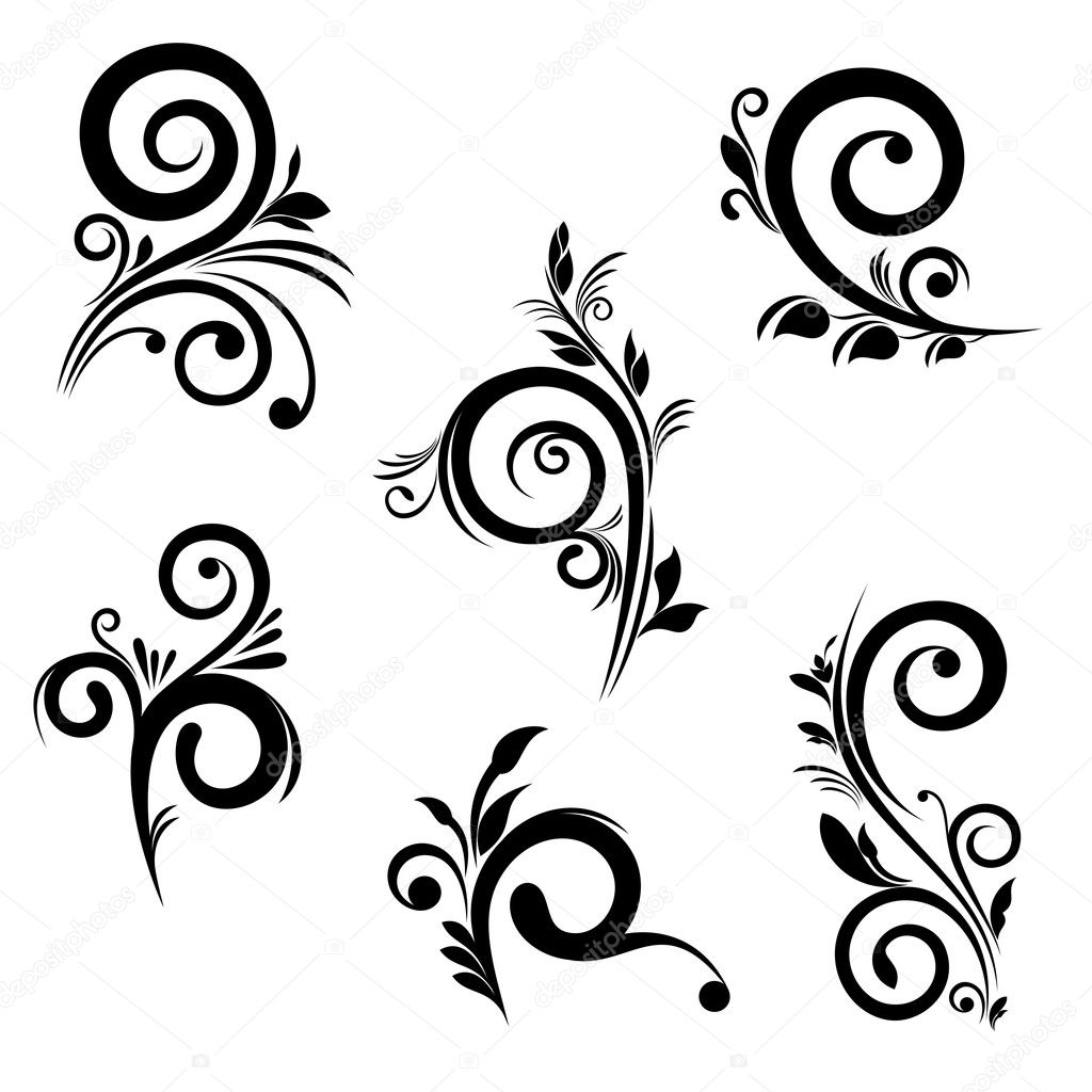 Download Floral ornaments — Stock Vector © Irzikot #8620156