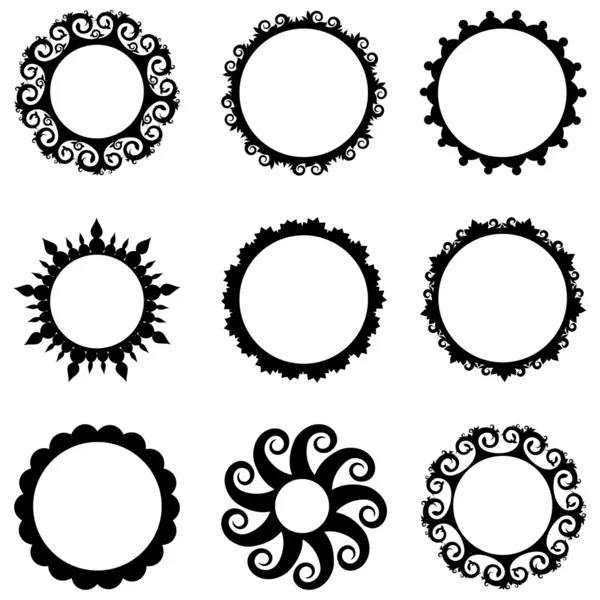 Cirkel ornament Rechtenvrije Stockillustraties