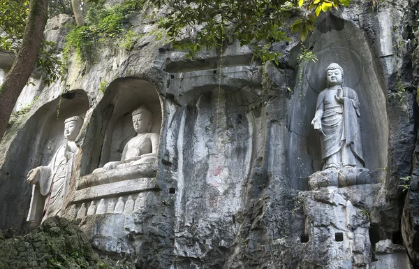 stock image Stone sculpture of Buddha