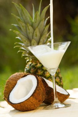 Pinacolada cocktail clipart