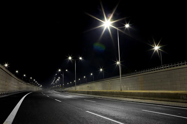 stock image Road by night