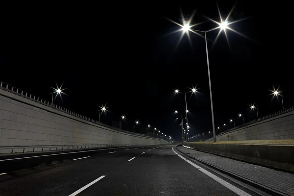 stock image Road by night