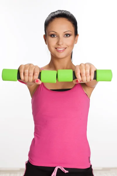 Mujer haciendo ejercicio físico —  Fotos de Stock