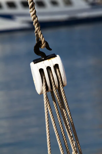 stock image Fishing pulley