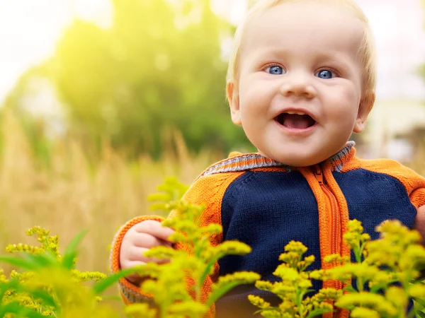 Cute baby boy — Stock Photo © Sergios #9175373