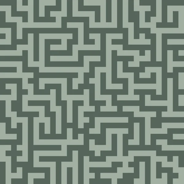 Лабиринт, абстрактный бесшовный шаблон — стоковый вектор
