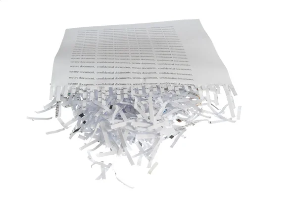 Shredded paper — Stock Photo, Image