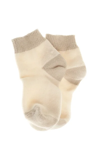 Ponožky izolovaných na bílém pozadí. — Stock fotografie
