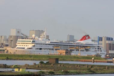 7th Mayıs 2012 velsen, Hollanda. İskoç IJmuiden kilitler içinde