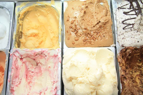 Sabores de sorvete — Fotografia de Stock
