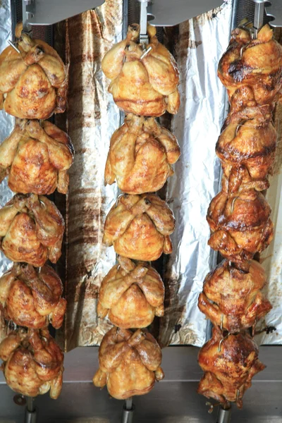 Roasted chickens — Stock Photo, Image