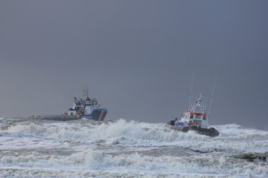 January 20th, 2012 Wijk aan Zee, the Netherlands: coast guard he clipart