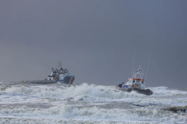 20 gennaio 2012 Wijk aan Zee, Paesi Bassi: guardia costiera ha — Foto Stock