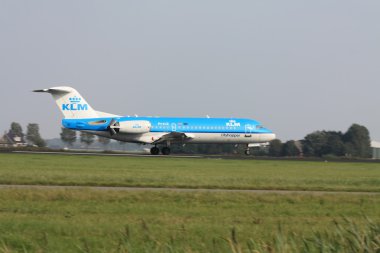 3 Eylül 2011, amsterdam schiphol Havaalanı ph-kze - fokker