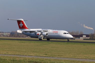 Ekim 22 2011, amsterdam schiphol Havaalanı hb Ixo swiss brit