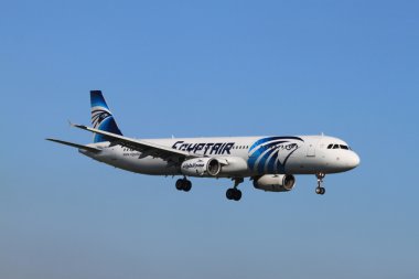 Ekim 22 2011, amsterdam schiphol Havaalanı su-gbt egyptair bir