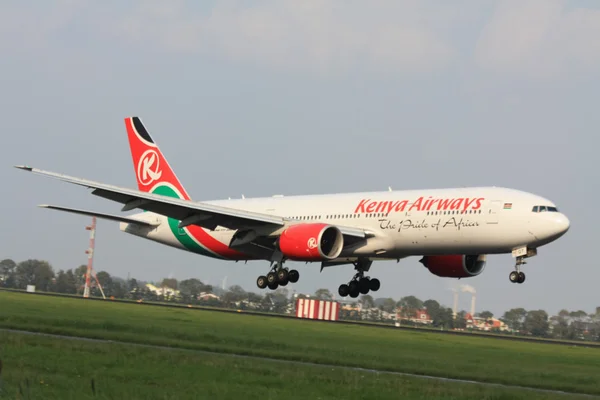 stock image September, 3rd 2011, Amsterdam Schiphol Airport 5Y-KQT - Boeing