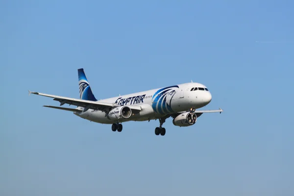 stock image October, 22nd 2011, Amsterdam Schiphol Airport SU-GBT EgyptAir A