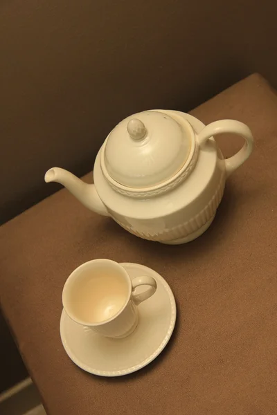 Чайник і чашка натюрморт — стокове фото