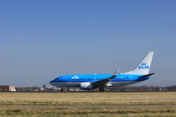 2012. március 11., Amsterdam Schiphol Airport Ph-Bgk Klm Royal Du — Stock Fotó