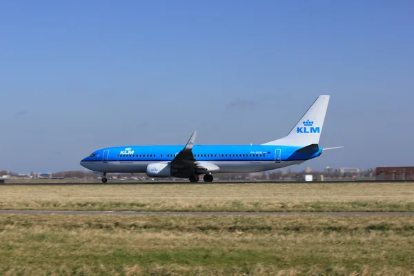 March, 11st 2012, Amsterdam Schiphol Airport PH-BXB KLM Royal Du — Stock Photo, Image