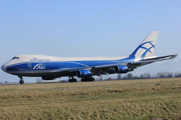 Março, 11st 2012, Amsterdam Schiphol Airport VQ-BJB Air Bridge C — Fotografia de Stock