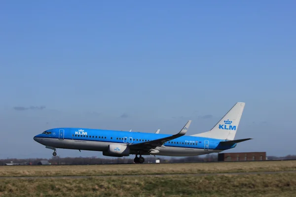 Maart, 11e 2012, amsterdam schiphol airport ph-bxm klm royal du — Stockfoto