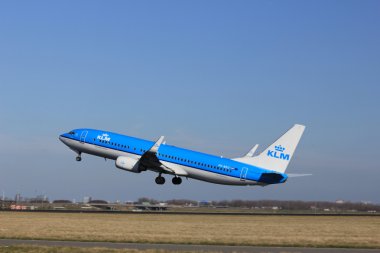 March, 11st 2012, Amsterdam Schiphol Airport PH-BXU KLM Royal Du clipart