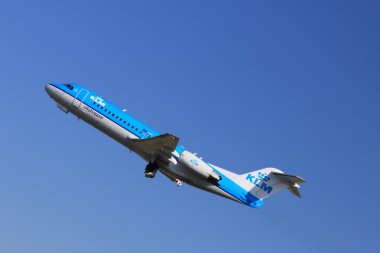 March, 11st 2012, Amsterdam Schiphol Airport PH-KZD KLM Cityhopp clipart