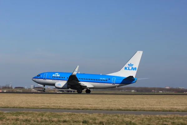 11 de marzo de 2012, Amsterdam Schiphol Airport PH-BGL KLM Royal Du — Foto de Stock